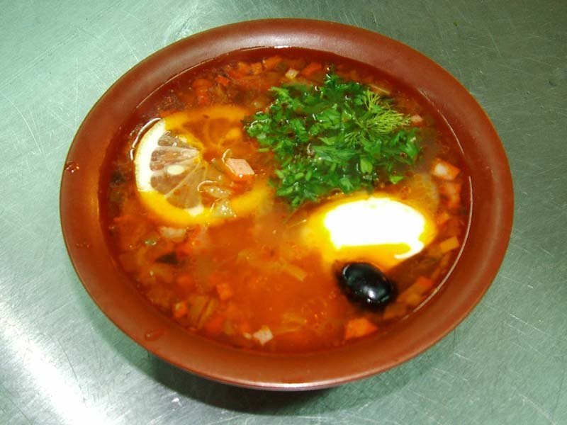Суп солянка - рецепт с фото
