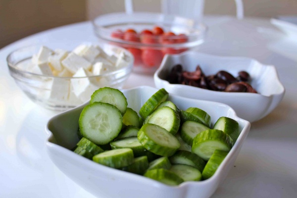 Заправка для греческого салата и ингредиенты