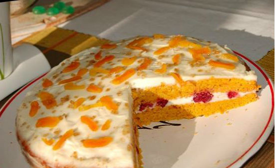 Рецепт: морковный торт