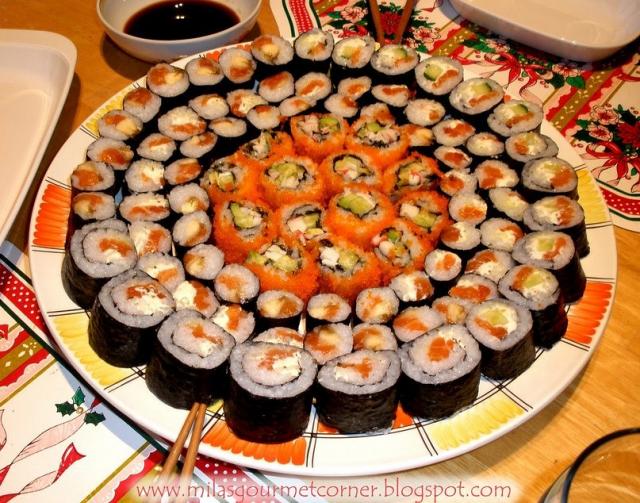 Приготовление роллов или маки — суши по-домашнему