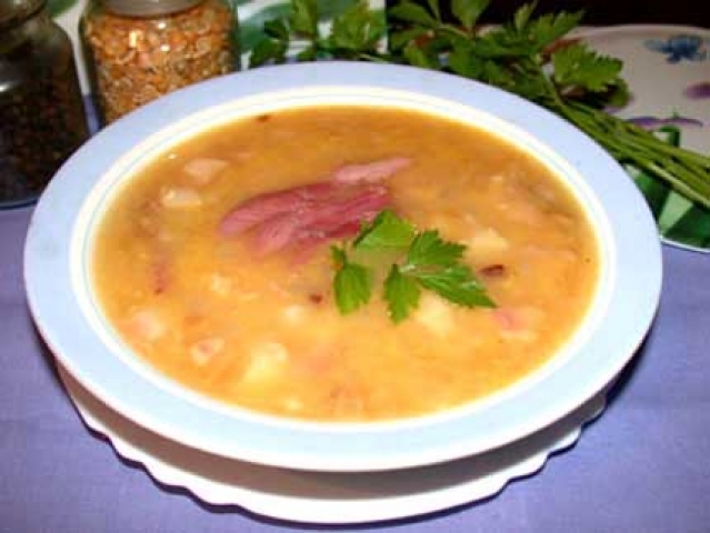 Необычный рецепт горохового супа