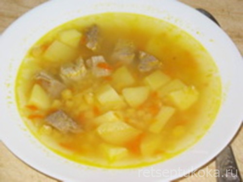 Необычный рецепт горохового супа